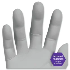 Ansell 3.5 mil Thick 9.5 in. Long Powder-Free STERLING Nitrile Exam Gloves - Large, Sterling Gray (200/Box)