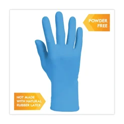 Ansell 6 mil Thick 9.5 in. Long Powder-Free G10 2PRO Nitrile Gloves - Medium, Blue (100/Box, 10 Boxes/Carton)