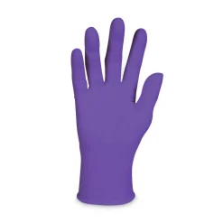 Ansell 6 mil Thick 9.5 in. Long Powder-Free PURPLE NITRILE Exam Gloves - Extra Large, Purple (90/Box)