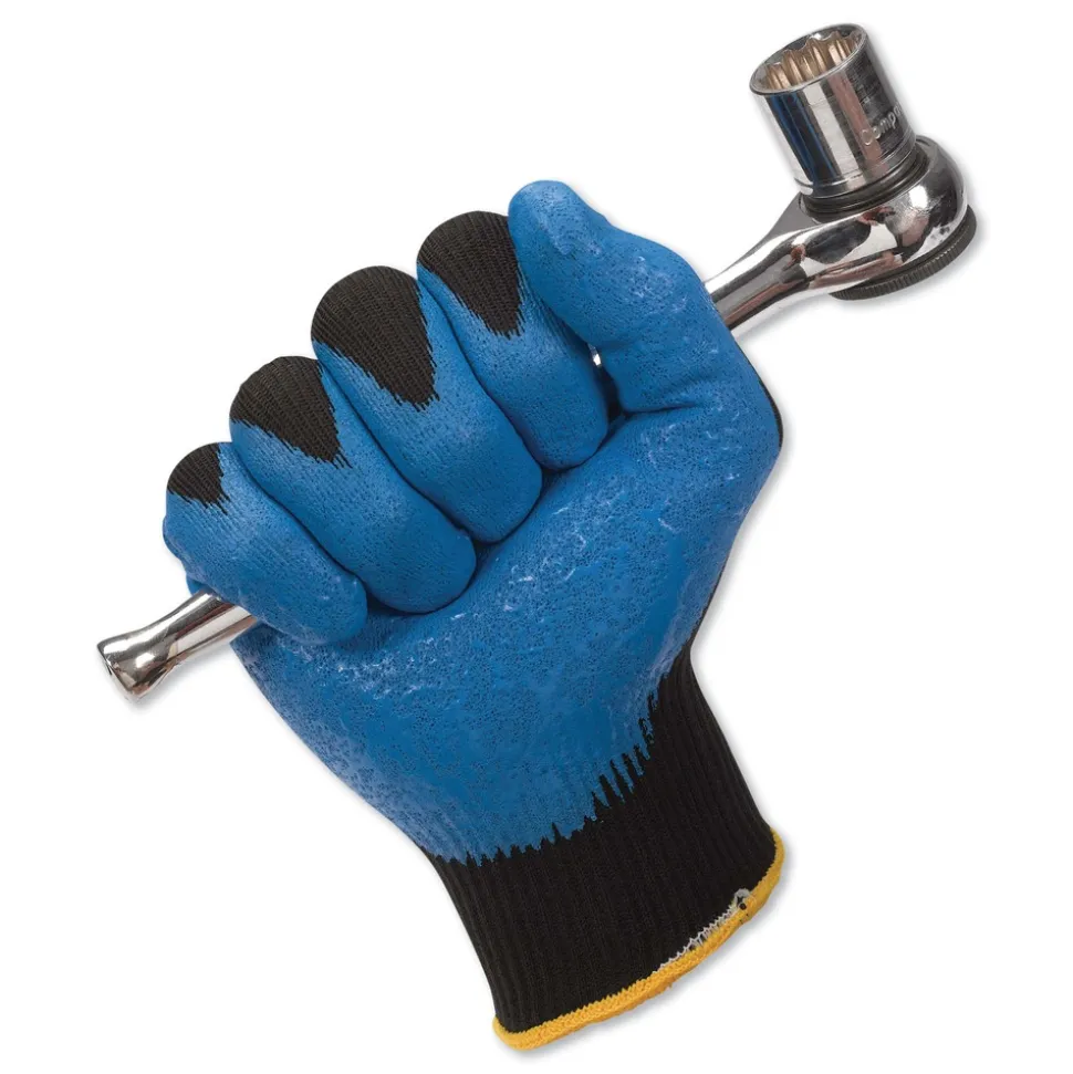 Ansell 250 mm Length G40 Foam Nitrile Coated Gloves - X-Large/Size 10, Blue (12 Pairs/Pack)