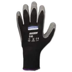 Ansell 270 mm Length G40 Poly/Cotton Latex Coated Gloves - X-Large, Gray/Black (12 Pairs/Pack)