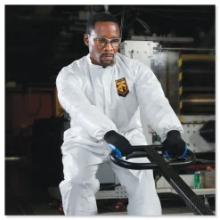 Ansell A20 Breathable Particle Protection Coveralls with Zip Closure - Double Extra Large, White (24/Carton)