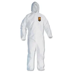 Ansell A20 Breathable Particle Protection Coveralls with Zip Closure - Triple Extra Large, White (20/Carton)