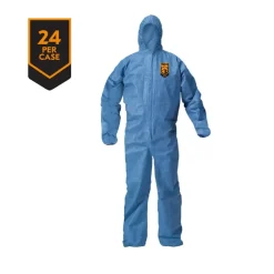 Ansell A20 Breathable Particle Protection Coveralls - 2X-Large, Blue (24/Carton)