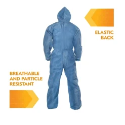 Ansell A20 Breathable Particle Protection Coveralls - 2X-Large, Blue (24/Carton)