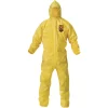 Ansell A70 Chemical Spray Protection Coveralls - 3X-Large Yellow (12/Carton)