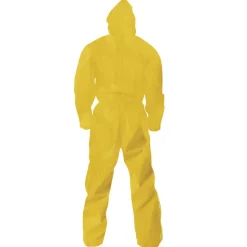 Ansell A70 Chemical Spray Protection Coveralls - 3X-Large Yellow (12/Carton)