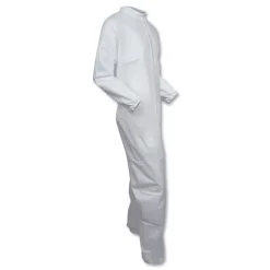 Ansell A40 Coveralls - X-Large, White (25/Carton)