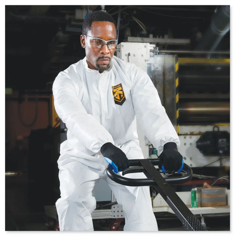 Ansell A40 Coveralls - X-Large, White (25/Carton)