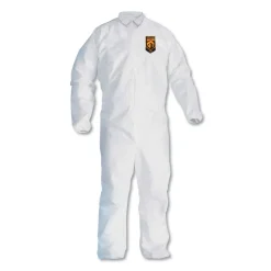 Ansell A30 Elastic-Back and Cuff Coveralls - Double Extra Large, White (25/Carton)