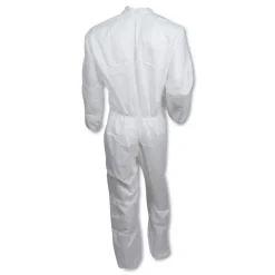 Ansell A30 Elastic-Back and Cuff Coveralls - Double Extra Large, White (25/Carton)