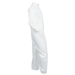 Ansell A40 Elastic-Cuff and Ankles Coveralls - 2X-Large, White (25/Carton)