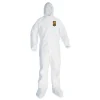 Ansell A35 Liquid and Particle Protection Coveralls - 2X-Large, White (25/Carton)