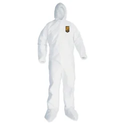 Ansell A35 Liquid and Particle Protection Coveralls - 2X-Large, White (25/Carton)