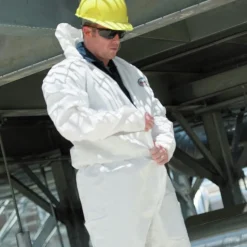 Ansell A35 Liquid and Particle Protection Coveralls - 2X-Large, White (25/Carton)