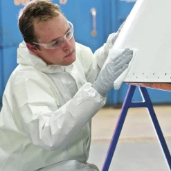 Ansell A35 Liquid and Particle Protection Coveralls - 2X-Large, White (25/Carton)