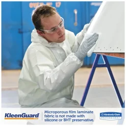 Ansell A35 Liquid and Particle Protection Coveralls Hooded - X-Large, White (25/Carton)