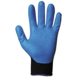 Ansell G40 220 mm Length Foam Nitrile Coated Gloves - Small/Size 7 Blue (12/Pack)
