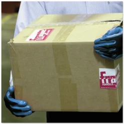 Ansell G40 220 mm Length Foam Nitrile Coated Gloves - Small/Size 7 Blue (12/Pack)