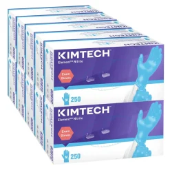 Ansell Kimtech Element Nitrile Exam Gloves - Medium, Blue (2500/Carton)