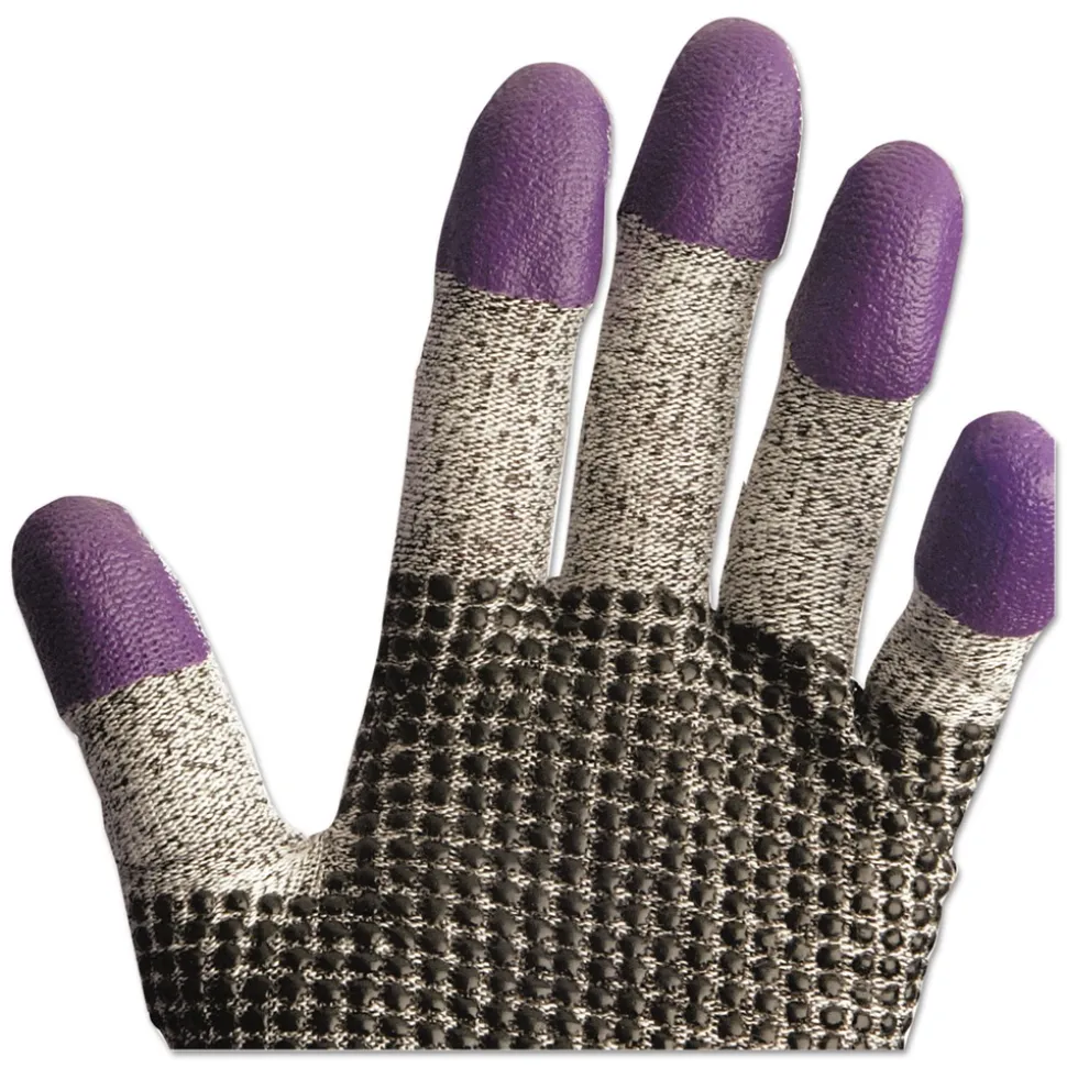 Ansell 250mm Length G60 Purple Nitrile Gloves - X-Large, Black/White (12 Pairs/Carton)