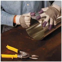 Ansell 250mm Length G60 Purple Nitrile Gloves - X-Large, Black/White (12 Pairs/Carton)