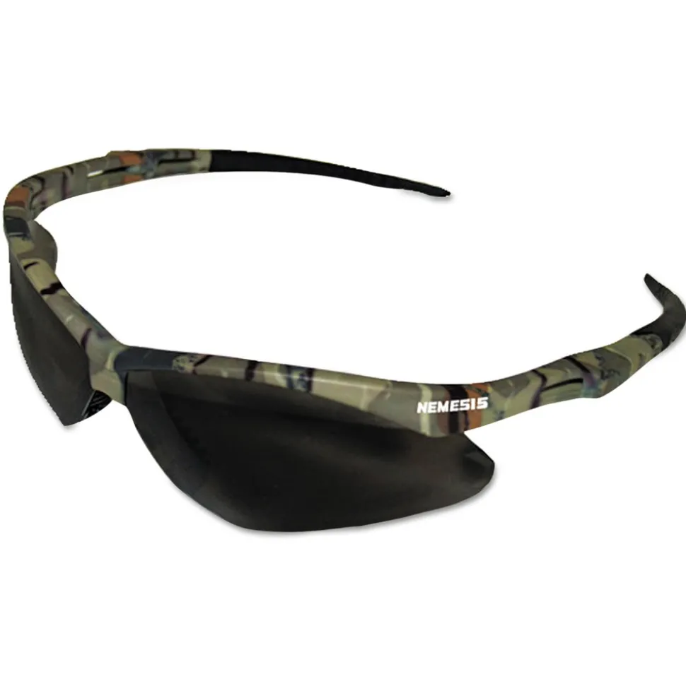Ansell Nemesis Anti-Fog Safety Glasses - Camo Frame/Smoke Lens