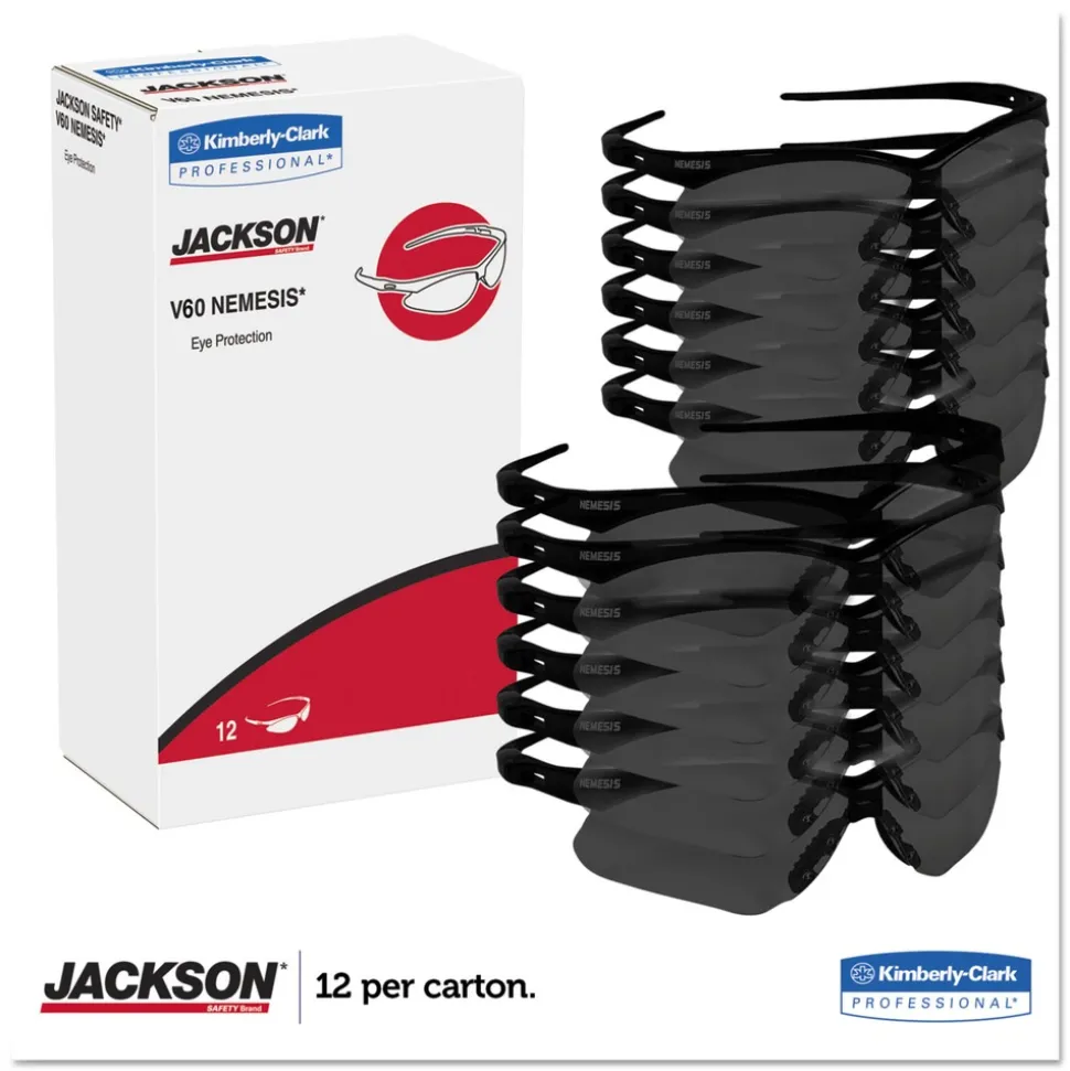 Ansell Nemesis Readers Safety Glasses - Smoke Frame/Smoke Polycarbonate Lens