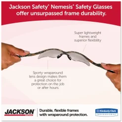 Ansell Nemesis Readers Safety Glasses - Smoke Frame/Smoke Polycarbonate Lens