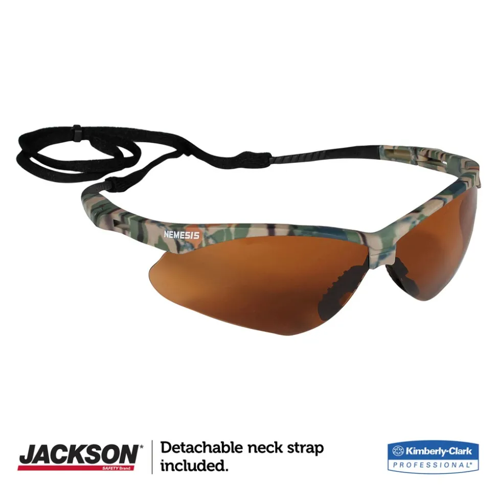 Ansell Nemesis Safety Glasses - Camo Frame/Bronze Lens