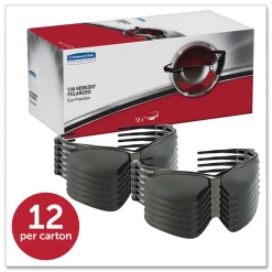 Ansell Nemesis Safety Glasses - Gunmetal Frame/Smoke Lens (12/Box)