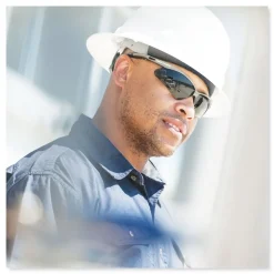 Ansell Nemesis Safety Glasses - Gunmetal Frame/Smoke Lens (12/Box)