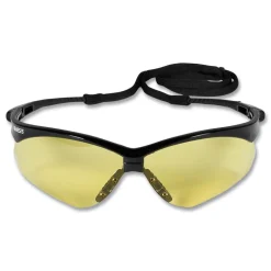Ansell Nemesis Safety Glasses - Black Frame/Amber Lens