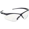 Ansell plus1.5 Diopter Strength V60 Nemesis Rx Reader Safety Glasses - Black Frame, Clear Lens