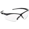 Ansell plus1.0 Diopter Strength V60 Nemesis Rx Reader Safety Glasses - Black Frame, Clear Lens