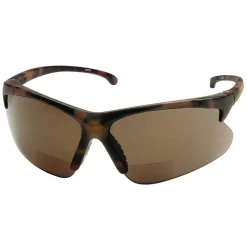 Ansell V60 30-06 Readers Safety Sunglasses Glasses - Tortoise Nylon Frame, Smoke Polycarbonate Lens (6/Box)