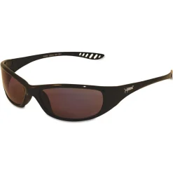 Ansell V40 HellRaiser Safety Glasses - Black Frame/Blue Mirror Lens