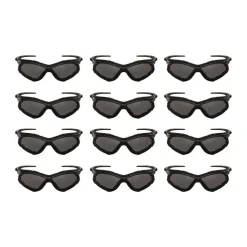 Ansell V30 Nemesis Foam Safety Glasses - Black Nylon Frame/Smoke Polycarbonate Lens (12/Carton)