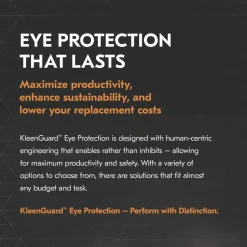 Ansell V50 OTG Safety Eyewear - Black Frame/Smoke Mirror Anti-Fog Lens