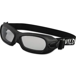 Ansell V80 WildCat Safety Goggles - Black Frame/Clear Lens