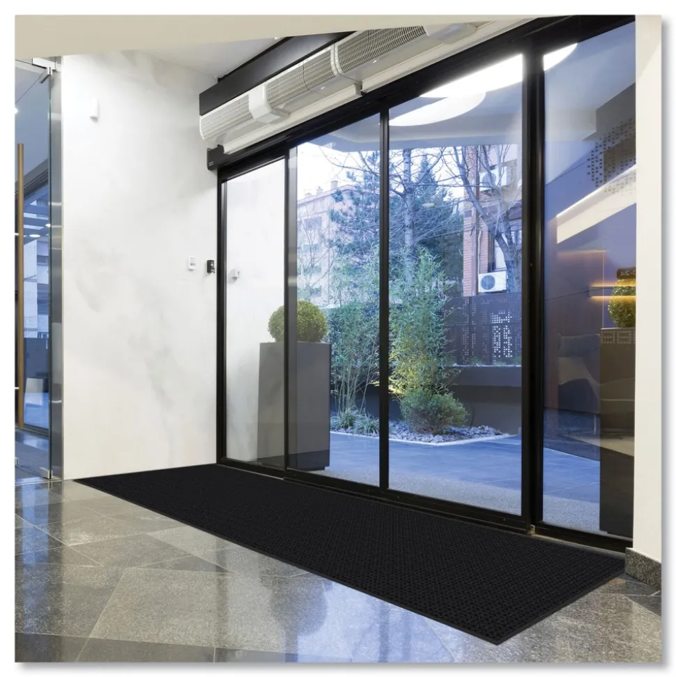 Apache Mills 36 in. x 120 in. Absorba Select Rectangular Entry Mat - Pepper