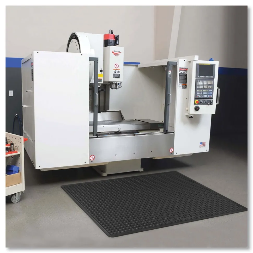 Apache Mills 36 in. x 48 in. Bubble Flex Rectangular Anti-Fatigue Mat - Black