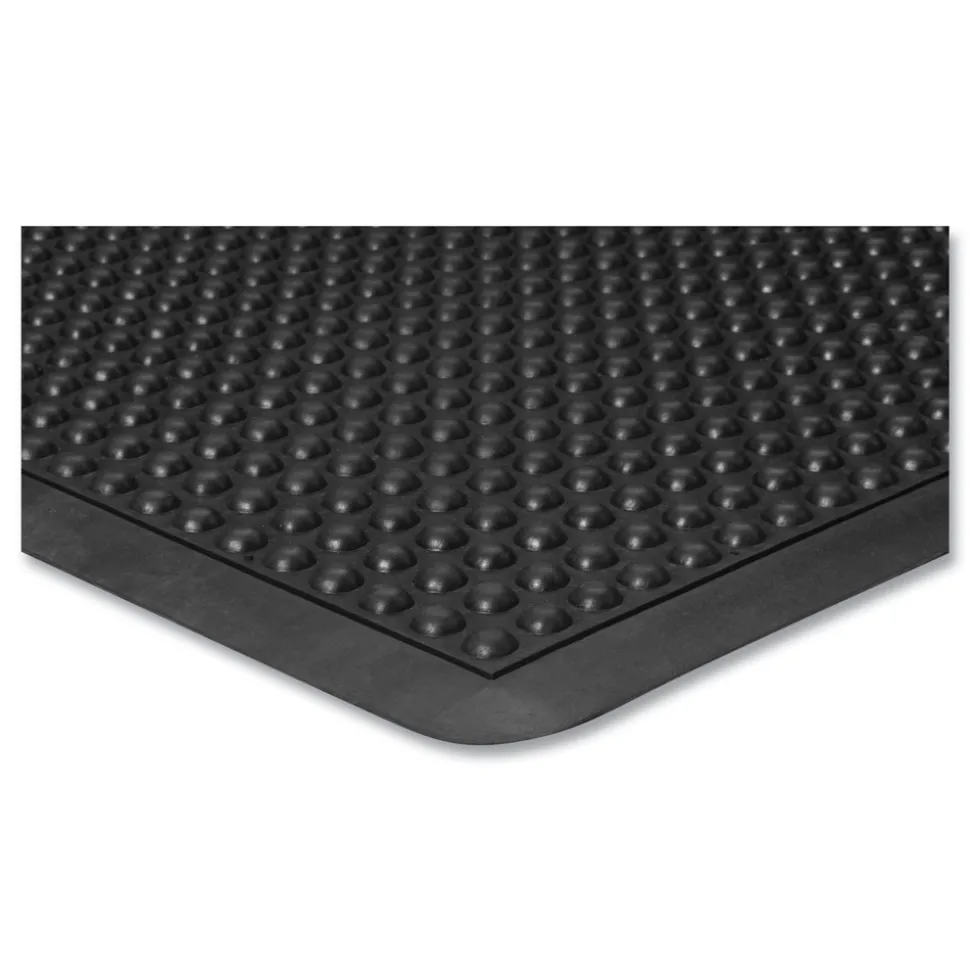 Apache Mills 36 in. x 48 in. Bubble Flex Rectangular Anti-Fatigue Mat - Black