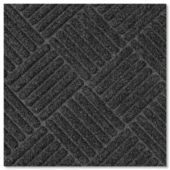Apache Mills 48 in. x 72 in. Ecomat Crosshatch Entry Mat - Charcoal