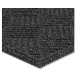 Apache Mills 48 in. x 72 in. Ecomat Crosshatch Entry Mat - Charcoal