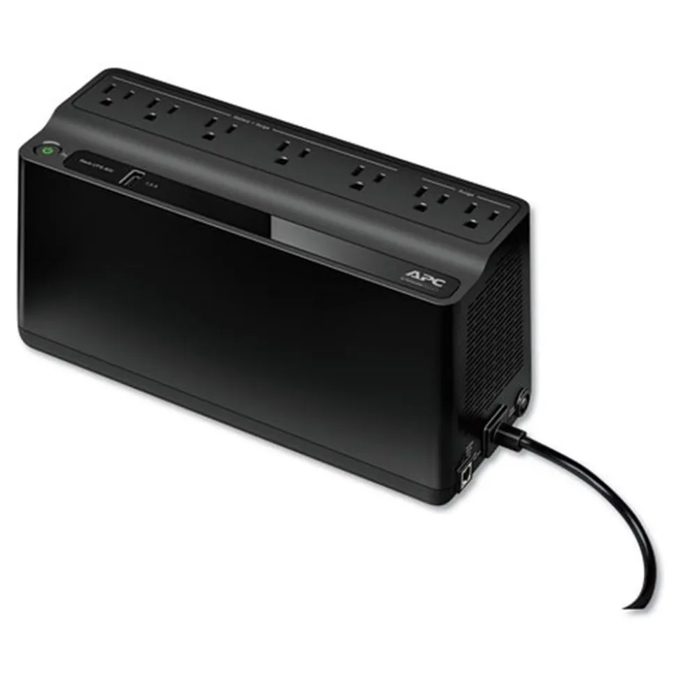 APC 120VA 490 Joules 7 Outlets Backups 600VA Battery Backup System