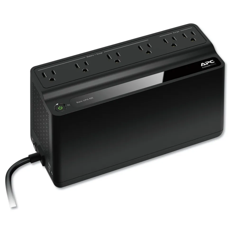 APC 120VA 180 Joules 6 Outlets Smart-UPS 425VA Battery Backup System