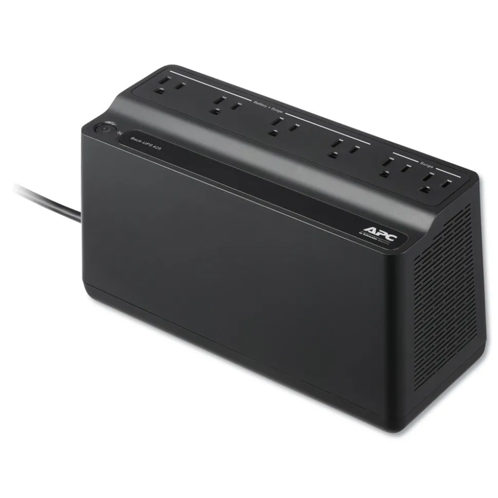 APC 120VA 180 Joules 6 Outlets Smart-UPS 425VA Battery Backup System