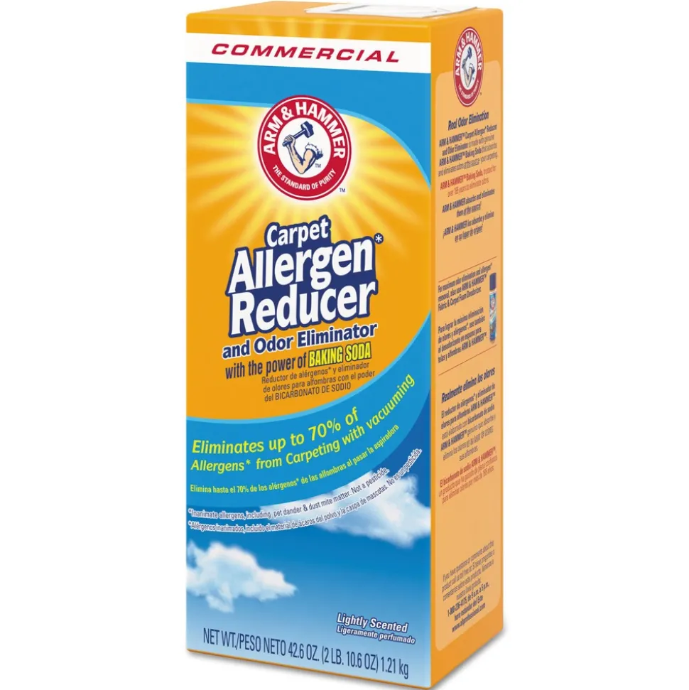 Arm & Hammer 33200-84113 42.6 oz. Box Carpet and Room Allergen Reducer and Odor Eliminator (9/Carton)