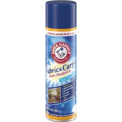Arm & Hammer 15 oz. Aerosol Spray Fabric and Carpet Foam Deodorizer - Fresh Scent (8/Carton)